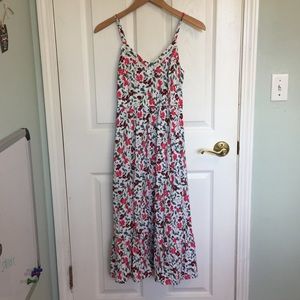 Spring print Old Navy midi dress